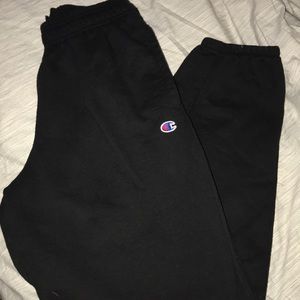 Black Champion Sweatpants